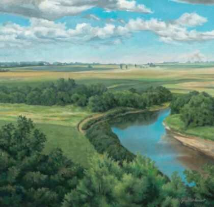 "View From Good Earth State Park" by Jim Sturdevant (2016 Annual Report Cover)